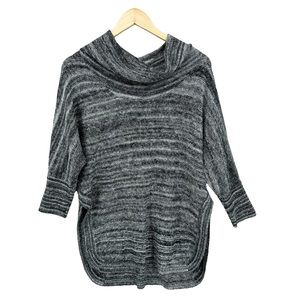 FIELD & FLOWER Cowl Neck Sweater 3/4 Sleeve Cotton Blend